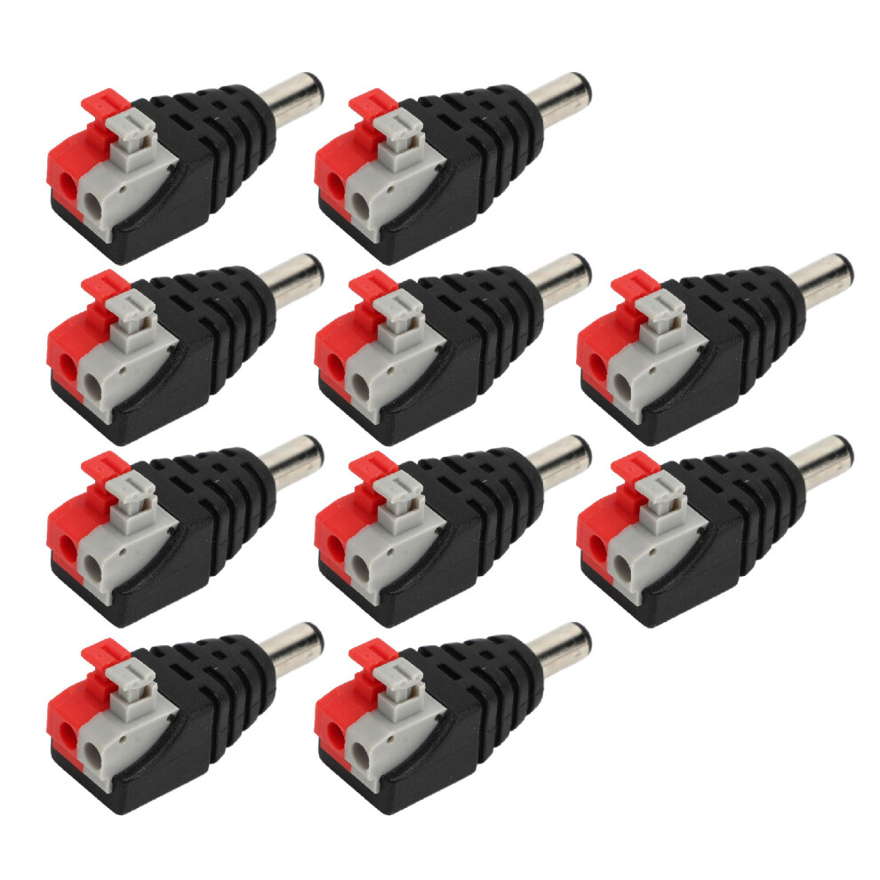 Audio Video Signal Transmission, Nickel Plated Speaker Wire To Rca Adapter For Home Theater And Background Music, Solderless Type, Spring Press Lock, 9773935217980