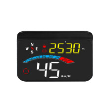 Car HUD Head Up Display M16 with GPS, 3.8" Screen, Speed/RPM/Temp Alerts