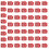Pack Of 50 Candy Boxes for Various Holiday-Pearlescent red 1