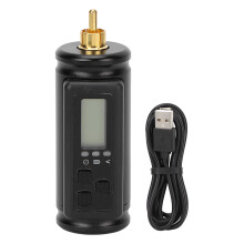 Innovative Wireless Tattoo Pen, Rechargeable Battery Digital Lcd Display, Timing Function Adds Precision To Your Craft For Halloween Parties
