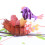 Delicate 3D Bird Foldable Card Eye Catching Bird Nest with Birds 5