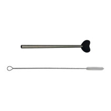 (A) Unique and Eye catching Heart shaped Drink Straw Metal Sipping Straw Multifunctional Drink Tube Lip Health Sipper Multicolor