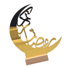 Decoratieve acryl halve manen voor Ramadans en Eid-MBT007