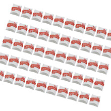 50 stuks Valentijnsdag traktatiecontainers-Wit