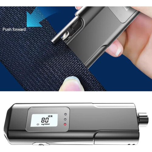 Breathalyzer With Memory Function For Tracking Previous Test Results And Storing Last Readings 2