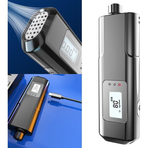 Breathalyzer With Memory Function For Tracking Previous Test Results And Storing Last Readings 1