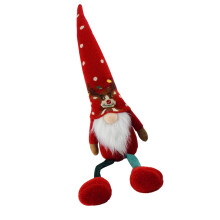 Stijlvolle rendierkabouters pluche kerstdecoratie- Mannelijk