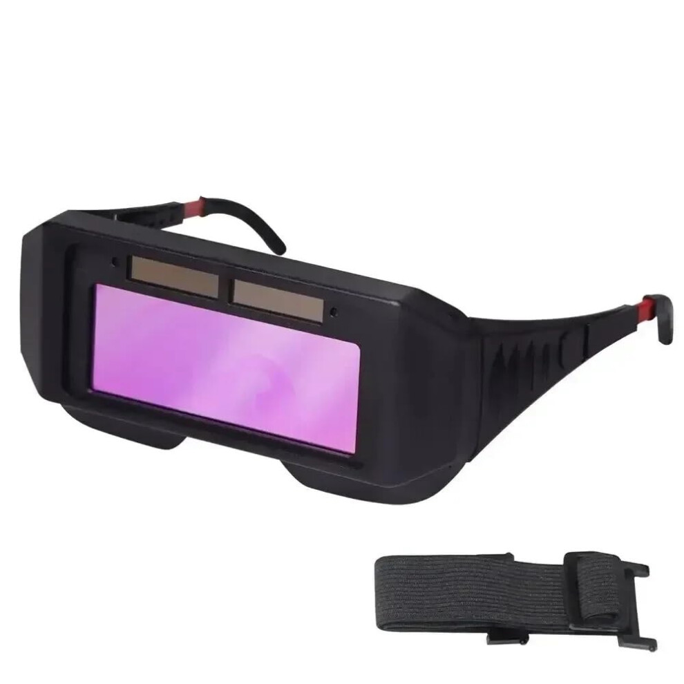 Welding Glasses Lcd Autodimming, Lightweight Goggles For Tig/Mig/Mma/Plasma, Solar Helmet Compatible, Black 9347817697490
