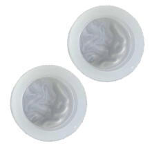(Round 1) Circle Baking Molds 2 Cavities Square Cake Molds Round Baking Molds for DIY Mousses Cake, Chocolate, Fondant Decorations Multicolor
