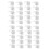 (40 white) 1 Set Wall Mounted Hat Holder Efficient Baseball Caps Organizer Convenient Hat Display Stand Space Saving Caps Rack Multicolor 1