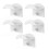 (5 white) 1 Set Wall Mounted Hat Holder Efficient Baseball Caps Organizer Convenient Hat Display Stand Space Saving Caps Rack Multicolor 1