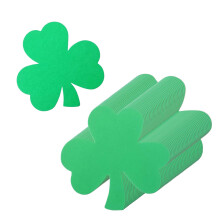 72 Sheet Shamrock Paper Cutouts Perfect For Patrick's Day Party