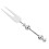 Beadable Stainless Steel Dessert Fork  Design for Salad Appetizer Parties 1