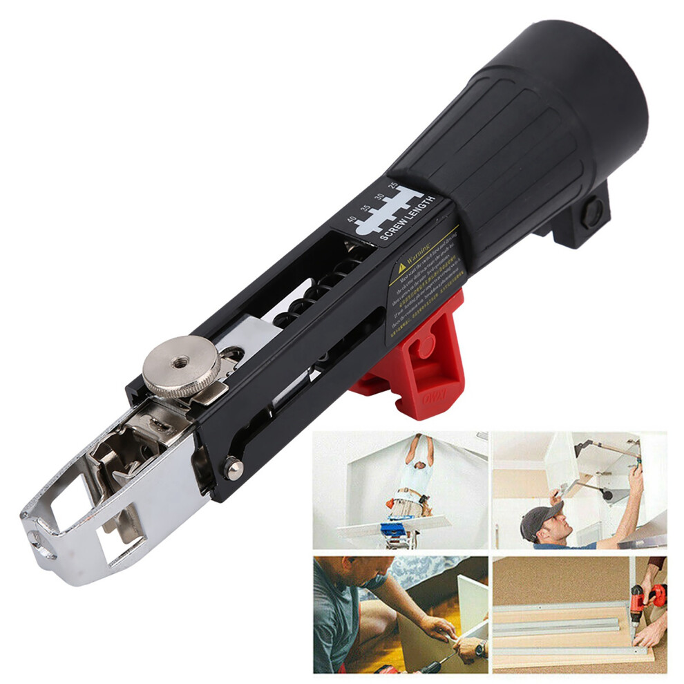 Automatic Chain Nail Gun Drill Adapter For Woodworking & Screw Projects 9441379686258