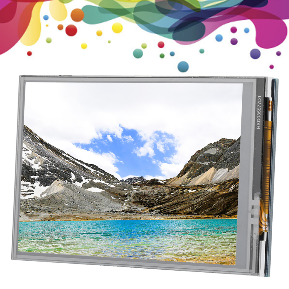 480X320 3.5-Inch Rpi Resistive Touch Screen Monitor For 4B/3B/2B Boards 7901379686129