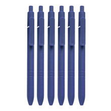 (vintage blue) 6Pcs Refillable Retractable Ballpoint Pen with Pen Clip Refillable Office Signing Pen Write Smoohtly for Office School  vintage blue