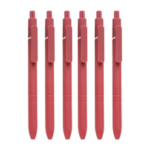 (retro red) 6Pcs Refillable Retractable Ballpoint Pen with Pen Clip Refillable Office Signing Pen Write Smoohtly for Office School  vintage blue