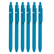 (retro cyan) 6Pcs Refillable Retractable Ballpoint Pen with Pen Clip Refillable Office Signing Pen Write Smoohtly for Office School  vintage blue
