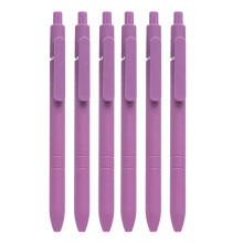 (retro purple) 6Pcs Refillable Retractable Ballpoint Pen with Pen Clip Refillable Office Signing Pen Write Smoohtly for Office School  vintage blue