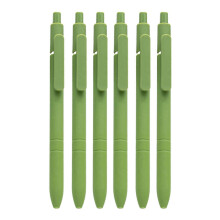 (retro green) 6Pcs Refillable Retractable Ballpoint Pen with Pen Clip Refillable Office Signing Pen Write Smoohtly for Office School  vintage blue
