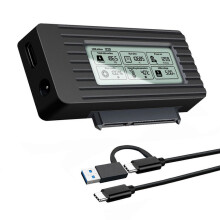 (CCA) Hard Drive Caddy with Terrific Compatibility Support 2.5 and 3.5inch Hard Drive HDDs Support USB3.1 TypeC 6Gbps Multicolor