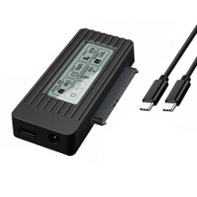 (CC) Hard Drive Caddy with Terrific Compatibility Support 2.5 and 3.5inch Hard Drive HDDs Support USB3.1 TypeC 6Gbps Multicolor