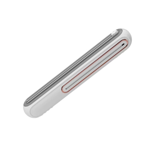 Plastic Wrap Dispenser with Smooth Sliding Cutter for Kitchen Food Storage, Refillable ABS, White