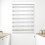 Zebra Blinds Dual Layer Roller Shades for Day and Night Light Control 20x72 White 1