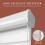 Zebra Blinds Dual Layer Roller Shades for Day and Night Light Control 20x72 White 3