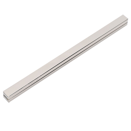 6 Pieces Metal Wallet Frame Set Straight Side Iron Hardware Silver 19cm 2