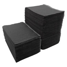Funda protectora para mesa de tatuajes, negra, desechable, limpia, 13x18, babero impermeable para adultos, para aplicaciones de belleza y cuidado de