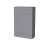NES Home Nes Home Grey 500mm Freestanding Back To Wall WC Unit Bathroom Flat Pack 3