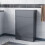 NES Home Nes Home Grey 500mm Freestanding Back To Wall WC Unit Bathroom Flat Pack 1