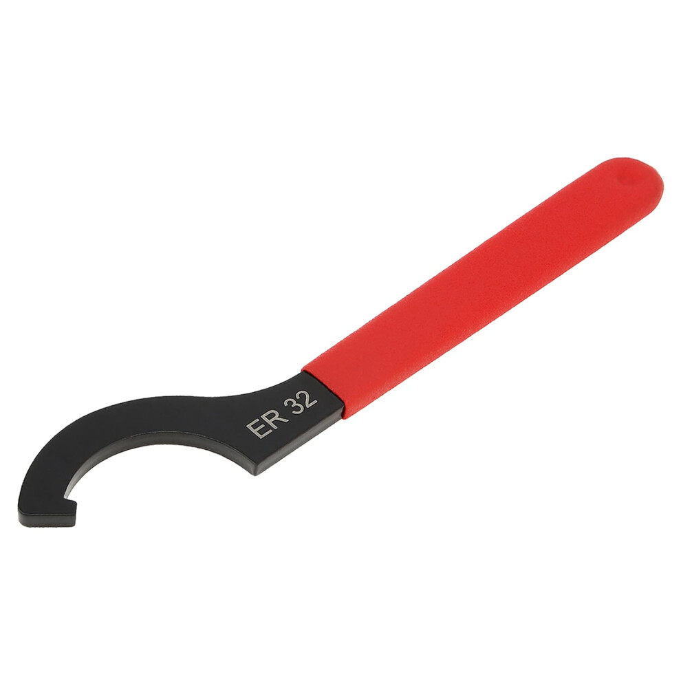 Er32 Spanner Wrench Carbon Steel C Hook For Collet Chuck Lathe Nut Adjustment Nonslip Handle 9187378964699