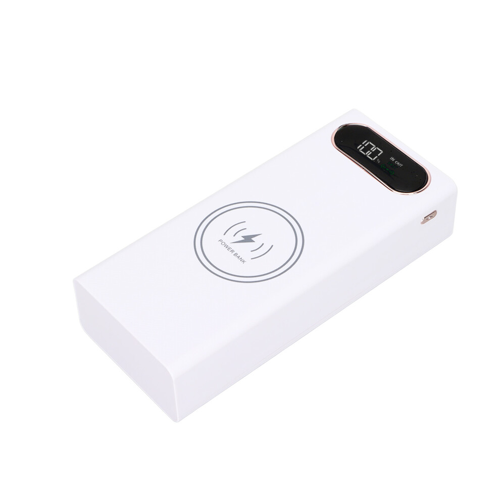L16 Diy Power Bank 18650 22.5W Fast & Wireless Charging White 4631376616814