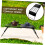 Portable Camping Table Adjustable Height Folding Table for Outdoor Picnics and BBQs, Compact Lightweight, Storage 5