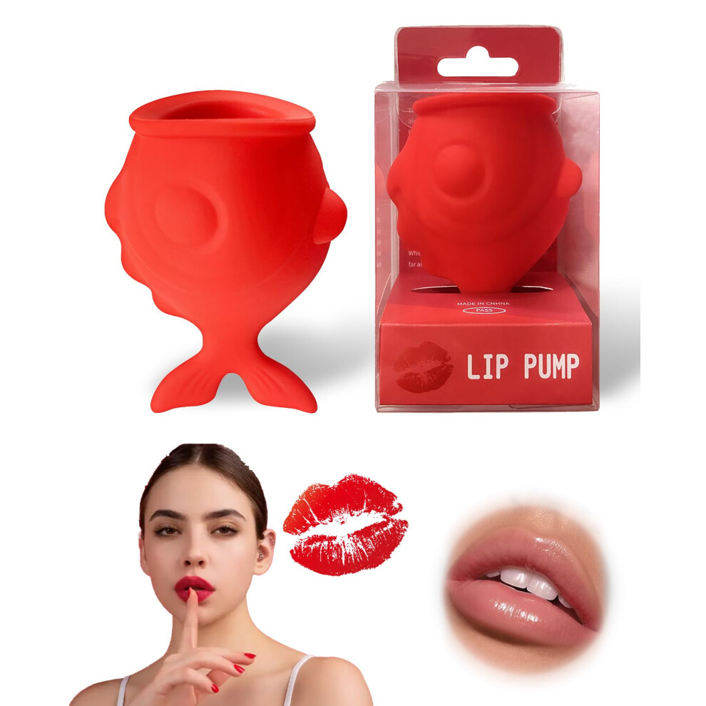 Lip Plumper Device with Soft Silicone Tool for Gentle Suction and Quick Fullness Enhancement