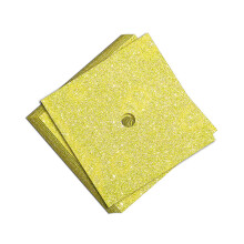 10Pcs Thicken Shimmering Sheets for Caps Embellishments-Gold