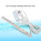 LED Leak Light Repair Tool for Wind Instruments, White Plastic 3