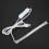 LED Leak Light Repair Tool for Wind Instruments, White Plastic 4