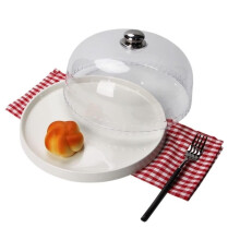 Ceramic Serving Plate and Cake Stand for Elegant Food Presentation and Versatile Dessert Display