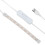 LED Leak Light Repair Tool for Wind Instruments, White Plastic 14