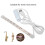 LED Leak Light Repair Tool for Wind Instruments, White Plastic 5