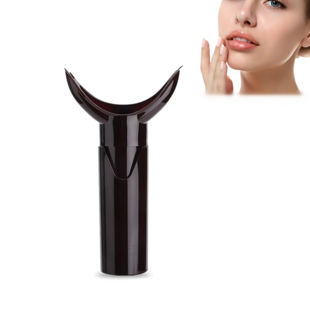 Dark/Red Lip Plumper Device With Vacuum Suction Technology, Manual Lip Enhancer Tool For Fuller Lips,