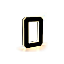 Lighted House Numbers Waterproof LED Address Sign with Bright Backlit Display for Home or Garage