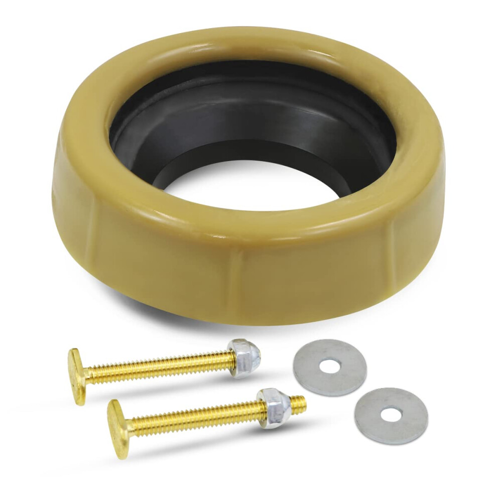 Toilet Wax Ring Seal With Flange For 3 And 4 Inch Waste Lines, Leakproof And Odorresistant 9094768970836