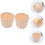 2pcs Handwoven Bamboo Storage Basket Set Rustic Wicker Baskets for Home Organization Beige 3