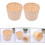 2pcs Handwoven Bamboo Storage Basket Set Rustic Wicker Baskets for Home Organization Beige 2