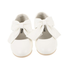 Bowknot Shoes Kids Ballet Dance Shoes NonSlip Sole White For Boys And Girls