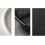 Elegant Stone Pattern Ceramic Tableware Set with Stackable Dip Bowls for Appetizers, Black 2